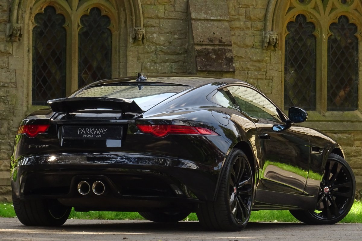 jaguar f type coupe black